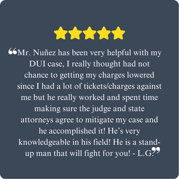 Nunez Legal Group Google Review 3